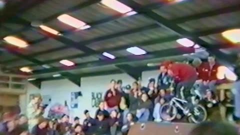 1992: Jerry Galley BMX Competition run (with Mat Hoffman. Radlands comp, Northampton, circa 1992.