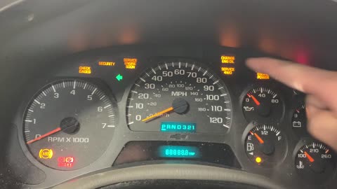 2003 Chevy TrailBlazer - Oil Life Reset