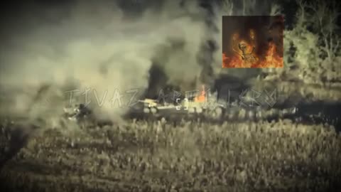 💥 Destruction of Russian artillery by Hyacinth-B gun, - "Tivaz Division"