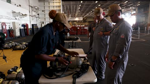 INSURV Aboard USS George H.W. Bush
