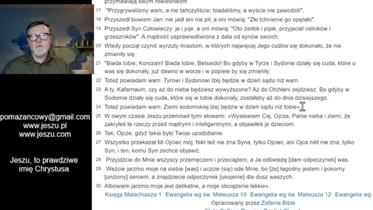 Fałszywy obraz Chrystusa w większości religii / zborów