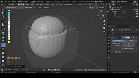 Modificador Subdivision surface