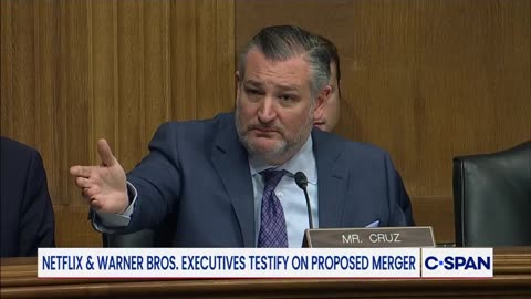 Senator Ted Cruz: : "Are we right now on stolen land?" Netflix co-CEO Ted Sarandos: