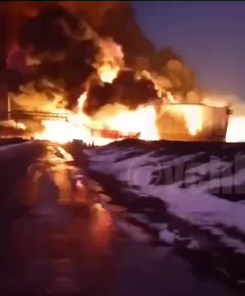 An Almost Unimaginable Scene(Massive Explosions and Fires Raging at Engels-2 Airbase in Russia