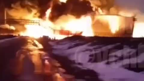 An Almost Unimaginable Scene(Massive Explosions and Fires Raging at Engels-2 Airbase in Russia