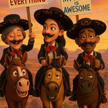 The Woke Amigos – Nanshee, AOC & Mariachi Hakeem Ride Again!