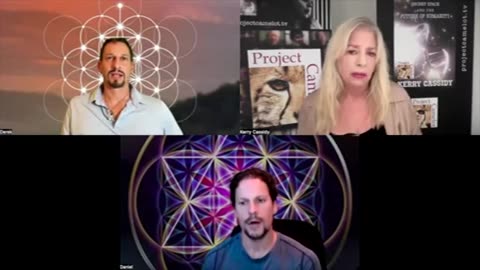 Керри Кэссиди с Дэнейлом и Дереком, внуками автора Жизнь с космосом