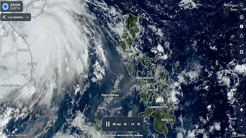 Miran Rubin - Typhoon Bualoi (Opong) 2025 | Zoom Earth | Live Hurricane Tracker