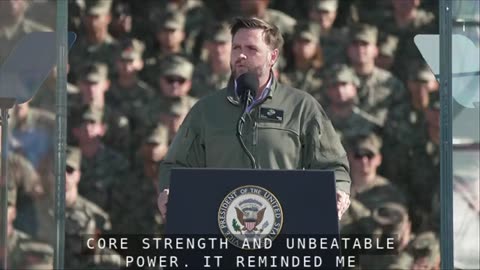 Sec War Pete Hegseth and VP Vance speak at Marine 250 celebration at Camp Pendleton.