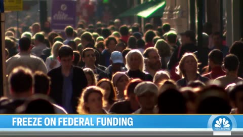 Trump administration freezes nearly all federal grants and loans. BREAKING NEWS!!!