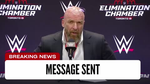 Triple H Sends Message To Critics After Elimination Chamber