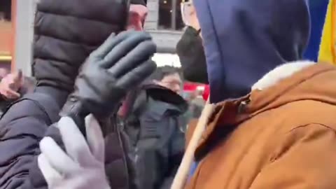 Paid Protester Gets Called Out