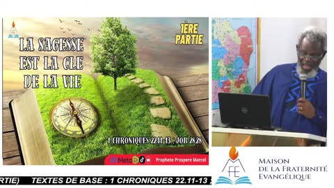 CULTE DU 28/09/2025 THEME : LA SAGESSE EST LA CLE DE LA VIE