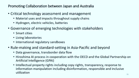 Science and Technology Panel - Japan Update 2023