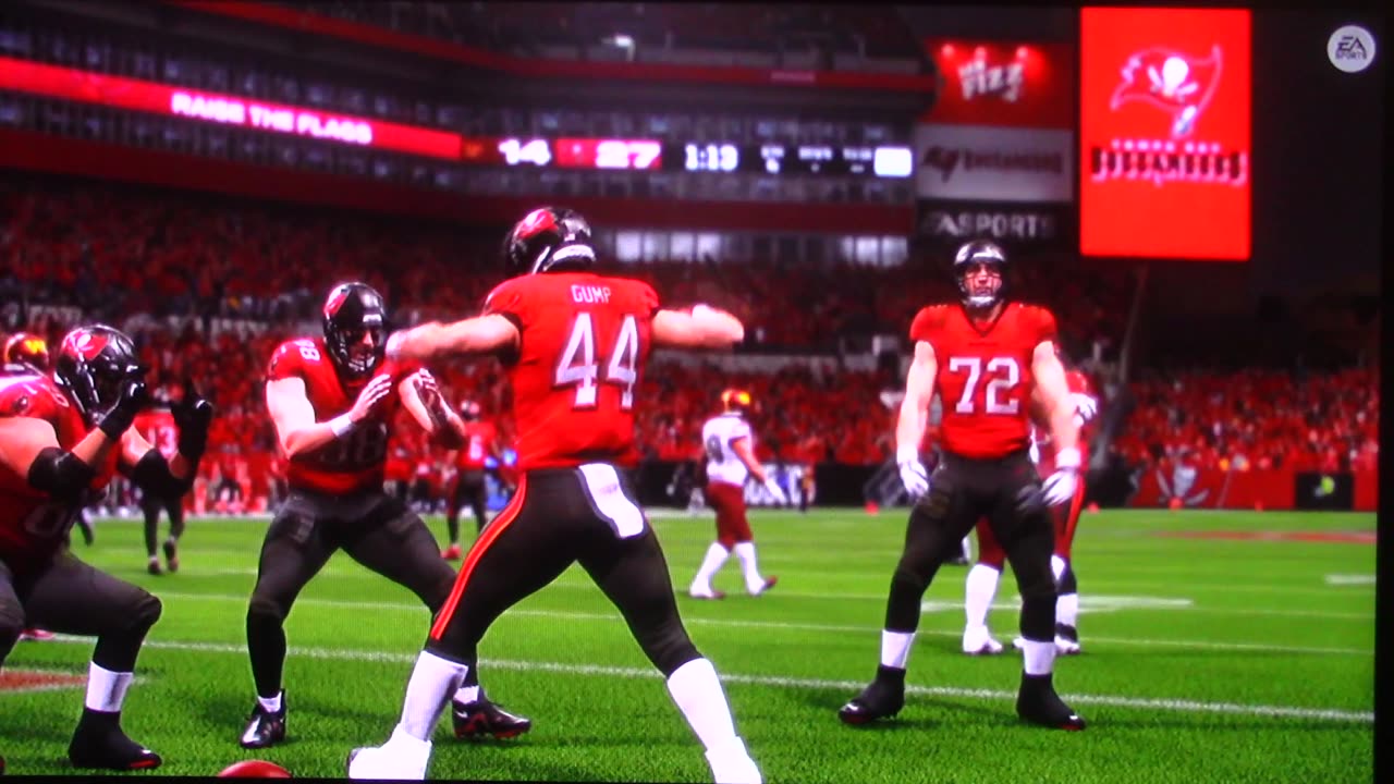 Madden: Commanders vs Buccaneers (Touchdowns)