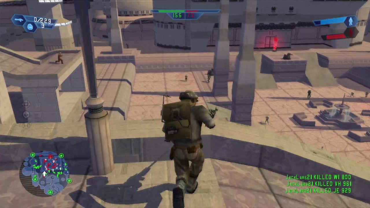 Star Wars Battlefront 2004: Instant Action Bespin: Cloud City Rebels Gameplay