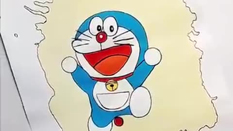 Drawing of doraemon