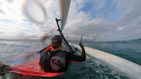 Capsizing a Hobie Cat