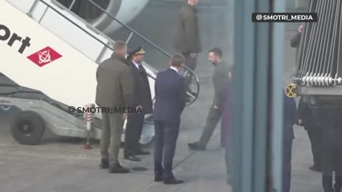 Zelensky in route to DC from from Rzeszów-Jasionka Airport