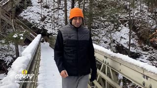 LOVE WALKING OVER A BRIDGE!