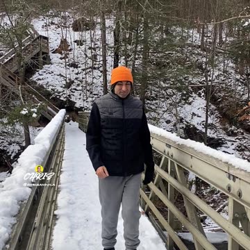 LOVE WALKING OVER A BRIDGE!