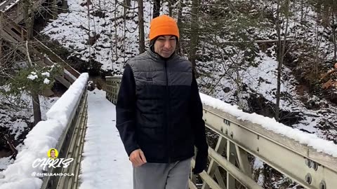 LOVE WALKING OVER A BRIDGE!