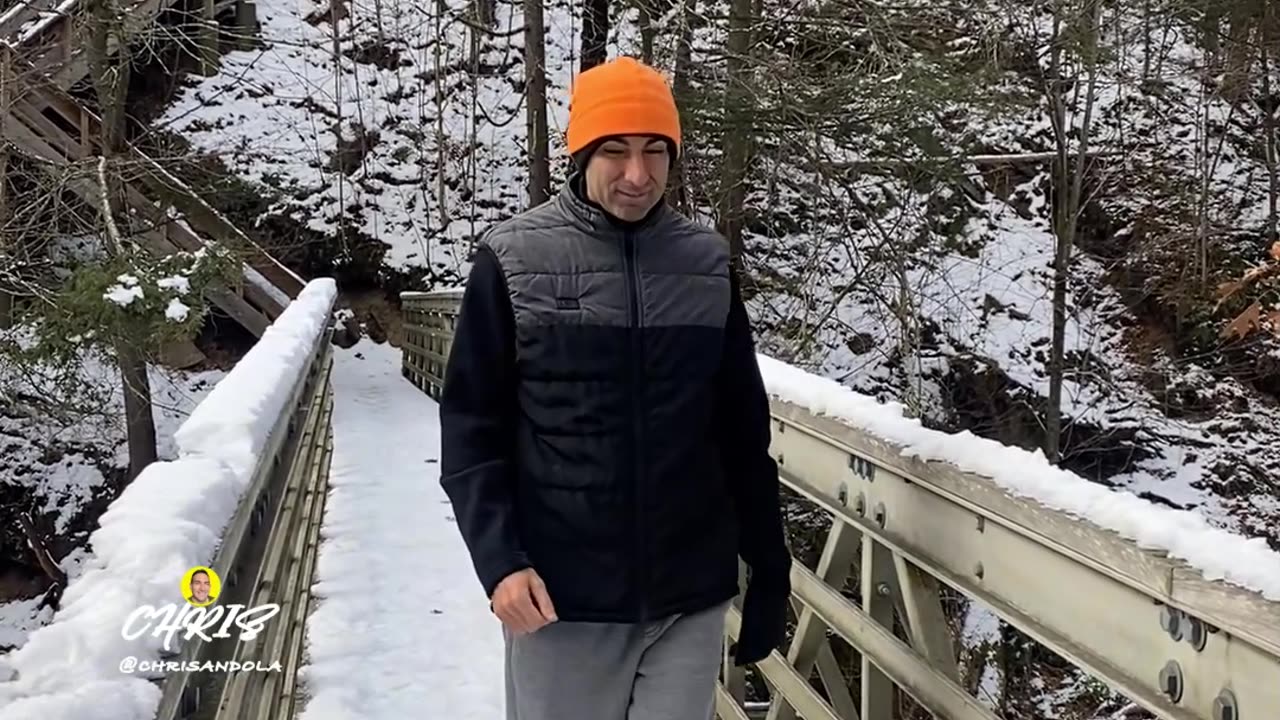 LOVE WALKING OVER A BRIDGE!