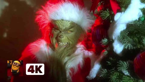 How the Grinch Stole Christmas 4K - The Grinch Steals Cindy Lou Who’s Christmas Tree _ Moviel