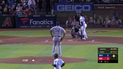 Yankess de New York vs Diadmonback de L'Arizona