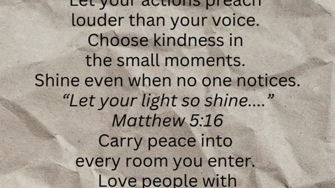 Live So Others See God in You