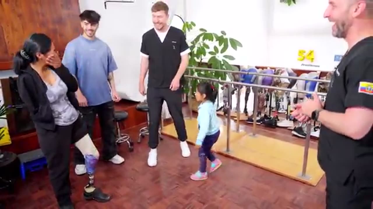 Mrbeast helped 2000 people walk again