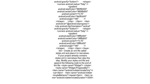 Android - set a ProgressBar to be a vertical bar instead of horizontal