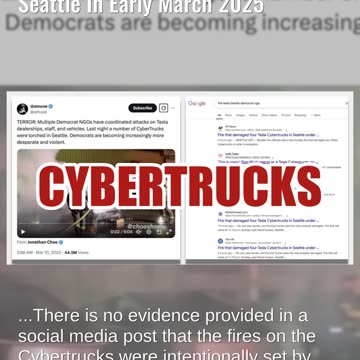 Fact Check: NO Evidence 'Democrat NGOs' Set Fire To Tesla Vehicles In Seattle In Early March 2025