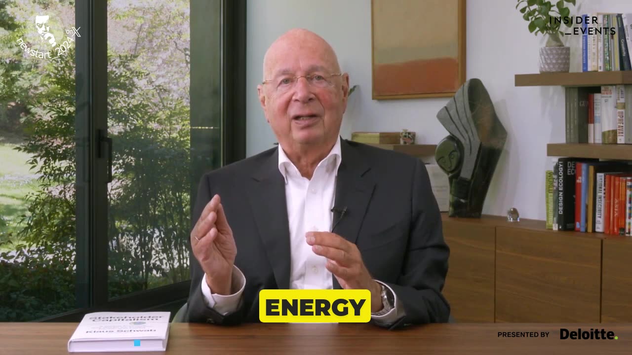 Klaus Schwab: We speak about carbon free world by 2050.