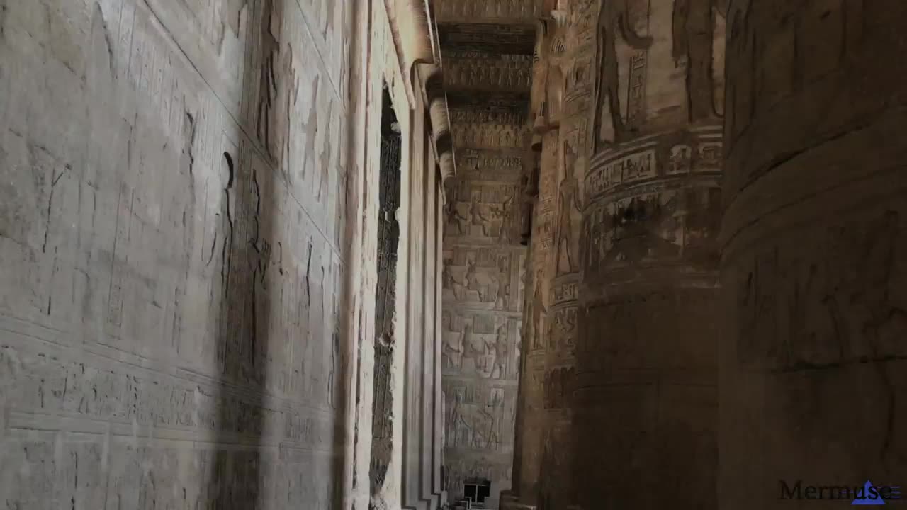 Voices of the Past by Erika Mermuse: Inside Hathor's Temple at Dendera