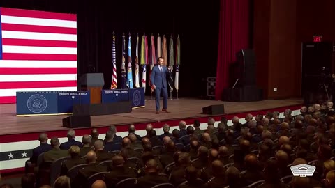 Sec. of War Pete Hegseth FULL REMARKS at the WAR DEPARTMENT ADDRESS
