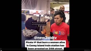 Guatemalan Pyro/Murderer Illegal Immigrant Arrested on NYC Subway