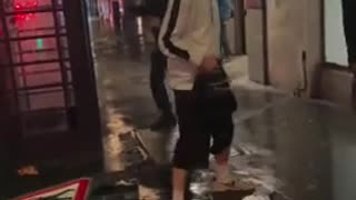 migrant sexually assaults a British girl. A man intervenes & teaches him a lesson.