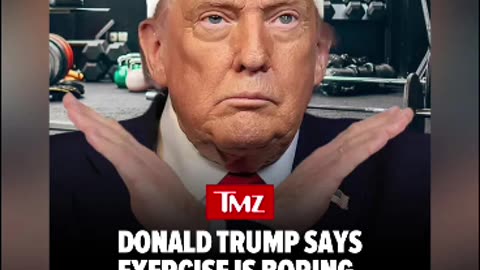 President trump said he doesn't like exercise he like golfing well goodnight for him 1/6/26