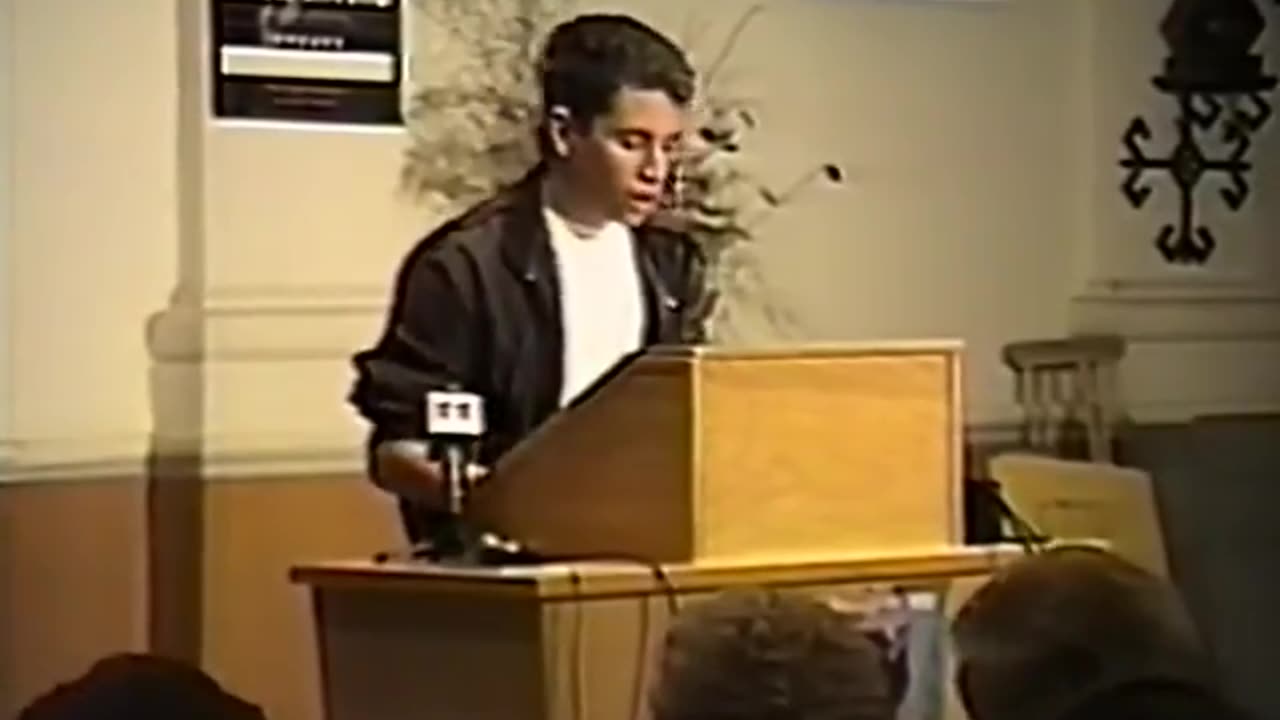 Jewish Revisionist David Cole in Toronto (1992)
