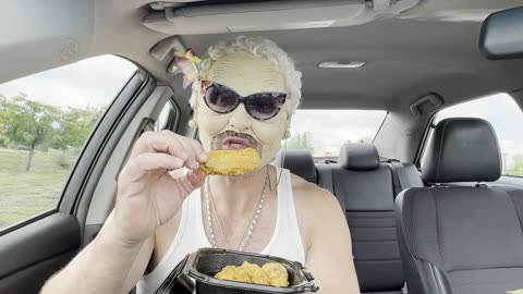 Granny Goatee reviews Church’s Texas Chicken's NEW Bone-In Wings!