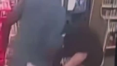 Black attacks White clerk