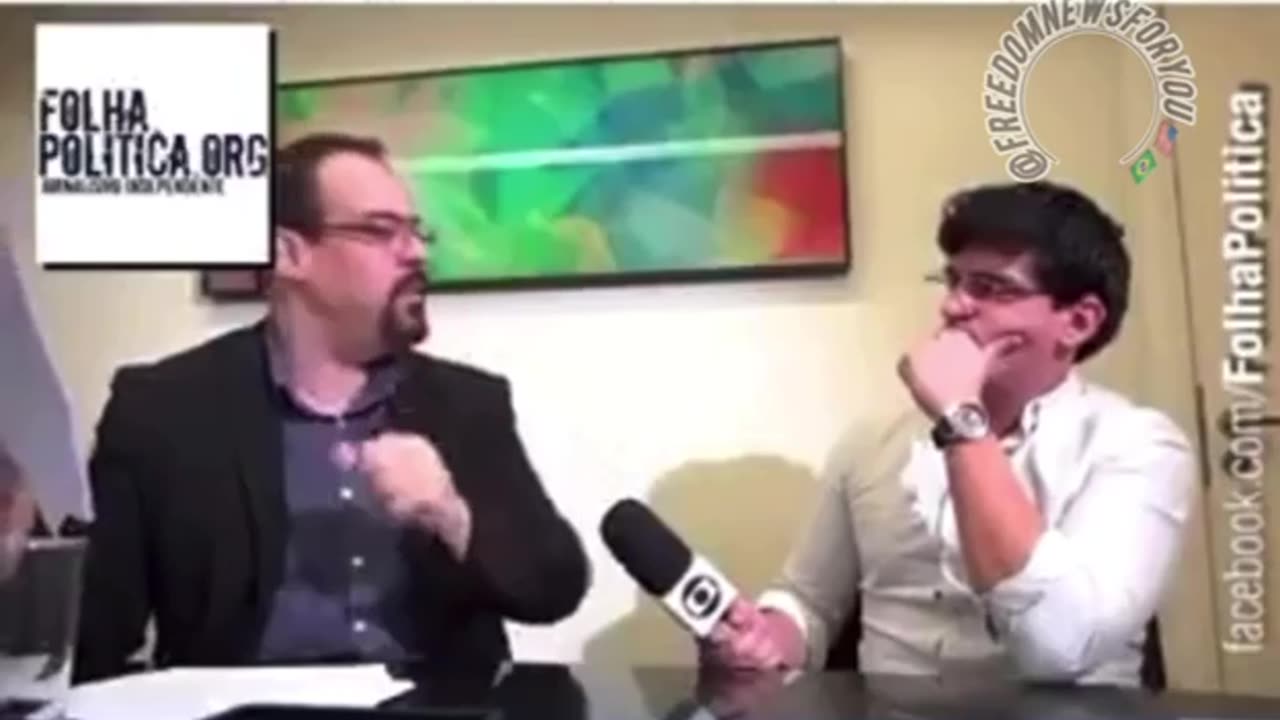 Luciano Ayan mostra notícias falsas do Grupo Globo
