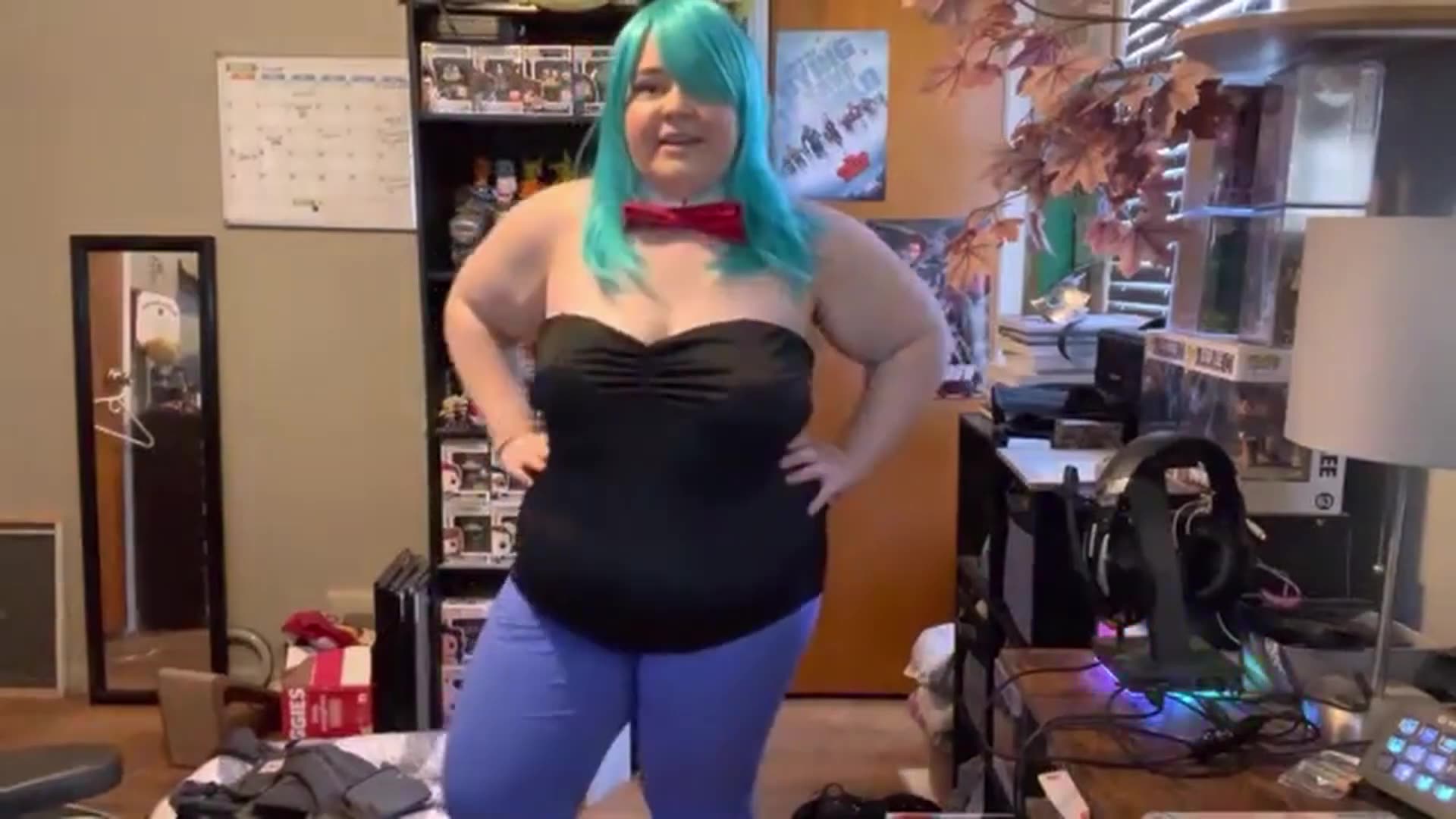 Plus Size Girl Dragon Ball Bulma Bunny