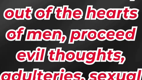 “The Evil That Comes From Within” mark 7:21,22,23. #shortvideo #youtubeshorts #ytshorts #youtube #yt