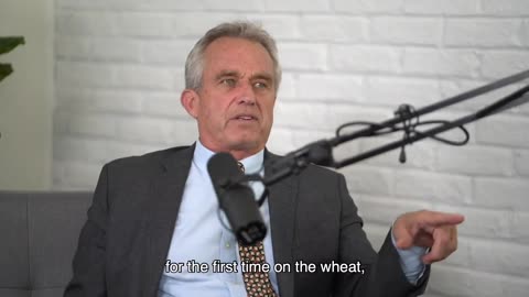 Glysophate Being Massively Sprayed On Wheat Crops- RFK Jr