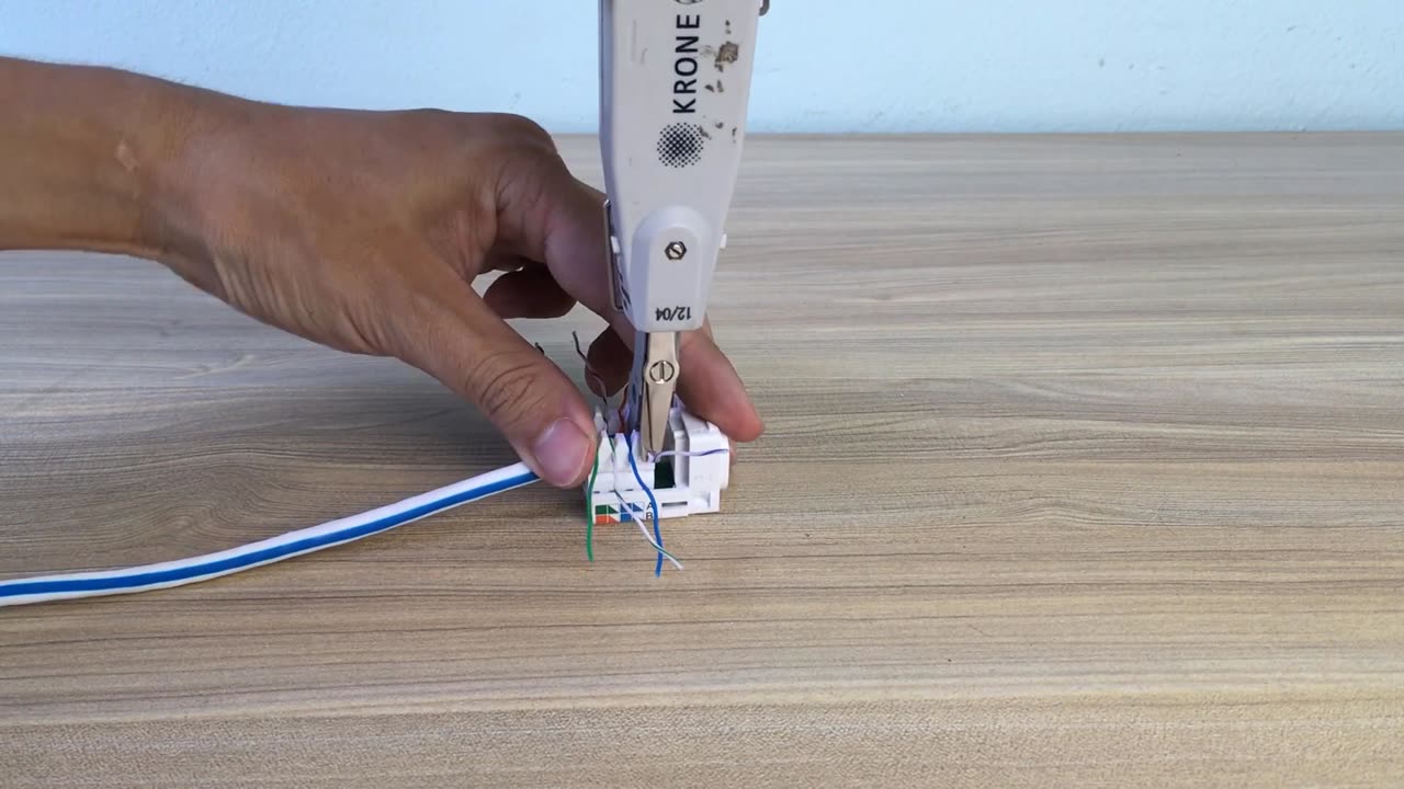 how to create ethernet jack in a wall
