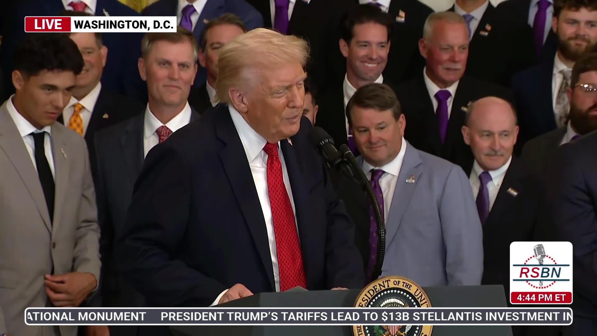 WATCH: President Trump Meets the LSU and the LSU Shreveport Baseball Champions - 10/20/25