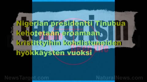 Nigerian presidentti Tinubua kehotetaan eroamaan kristittyihin kohdistuneiden hyökkäysten vuoksi