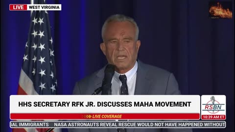 HHS Secretary RFK Jr. Makes a Big Announcement in West Virginia March 28 2025